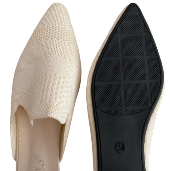 ZXXY Women Pointed Toe Mules Flat Shoes - Picture 5 of 8